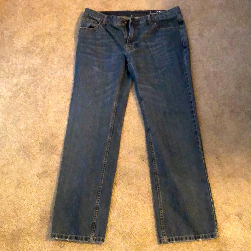JF J.Ferrar Slim Straoght Low Rise Medium Dark Men’s Jeans